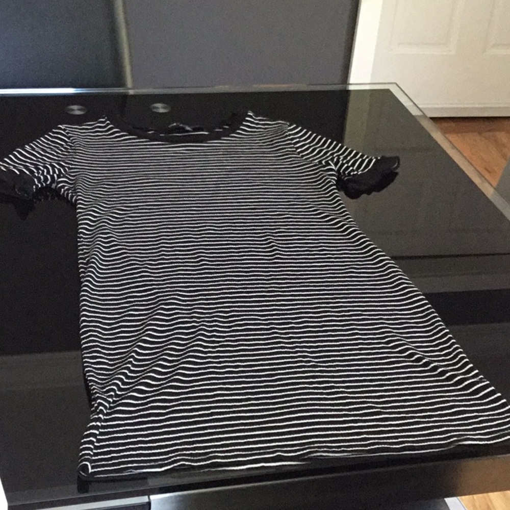 New! One Clothing Black and White Shirt Dress!
